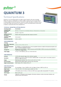 Thumbnail of document Data Sheet - Quantum 3 Pump Controller